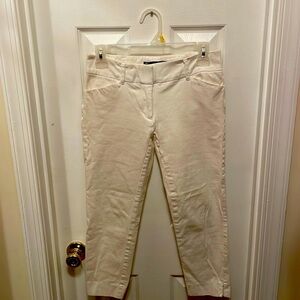 White Capris! Size 0 New York & Company